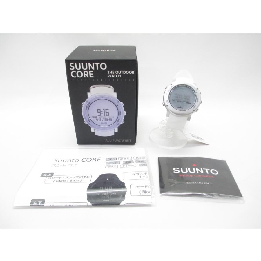 SUUNTO CORE Alu Pure White 稼働品 SUUNTO CORE ALU PURE WHITE S018735000 腕時計 中古 ∴WA3369