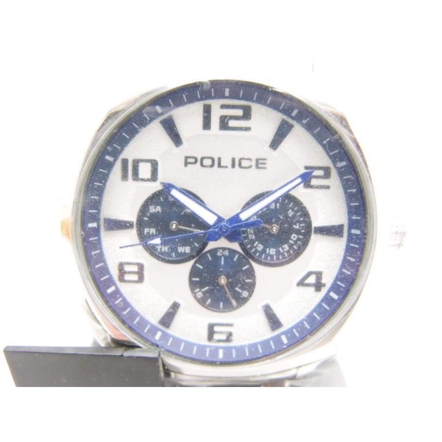 POLICE ポリス SAN MARINO サンマリノ 14582JS-01M クォーツ 腕時計 中古 メンズ 〇WA3471｜thrift-webshop｜02