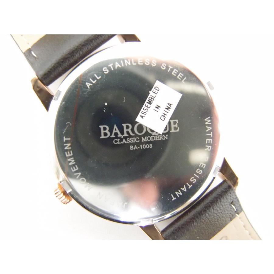 BAROQUE バロック VECCHIO ベッキオ BA1008RG-02BR クォーツ 腕時計