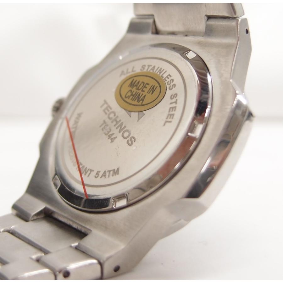 未使用 TECHNOS テクノス T9B44SN クォーツ 中古 メンズ 腕時計