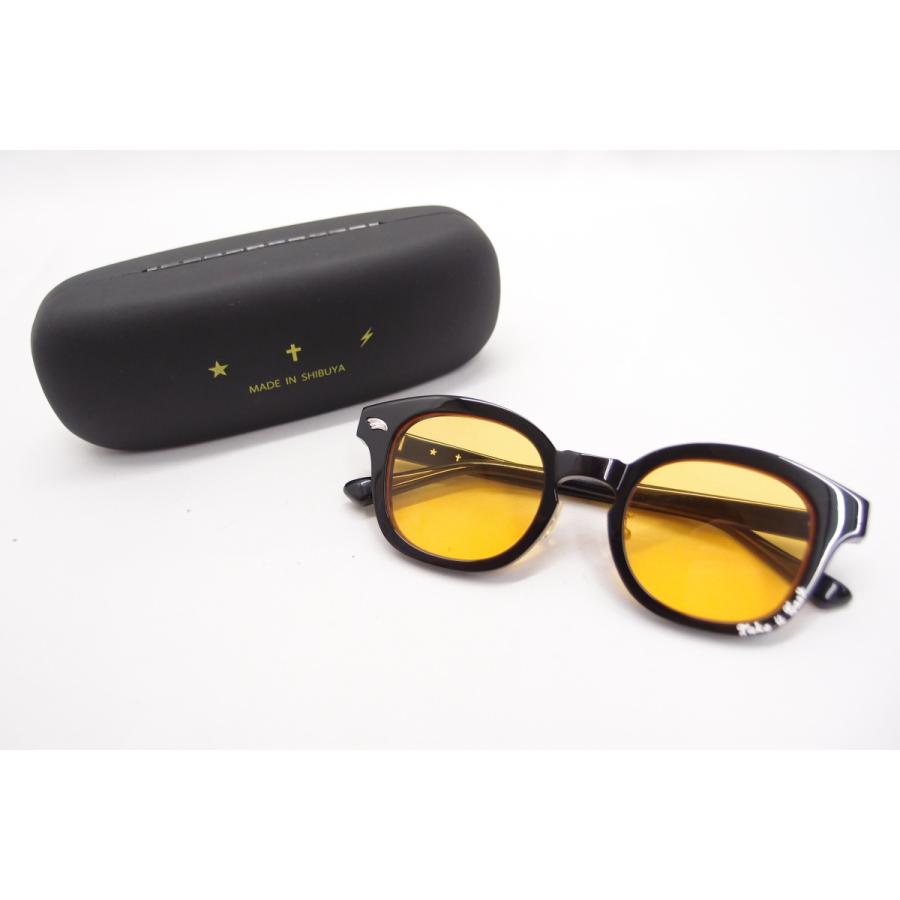 N.S.H Take it Easy オレンジレンズ サングラス ケース付き 中古 