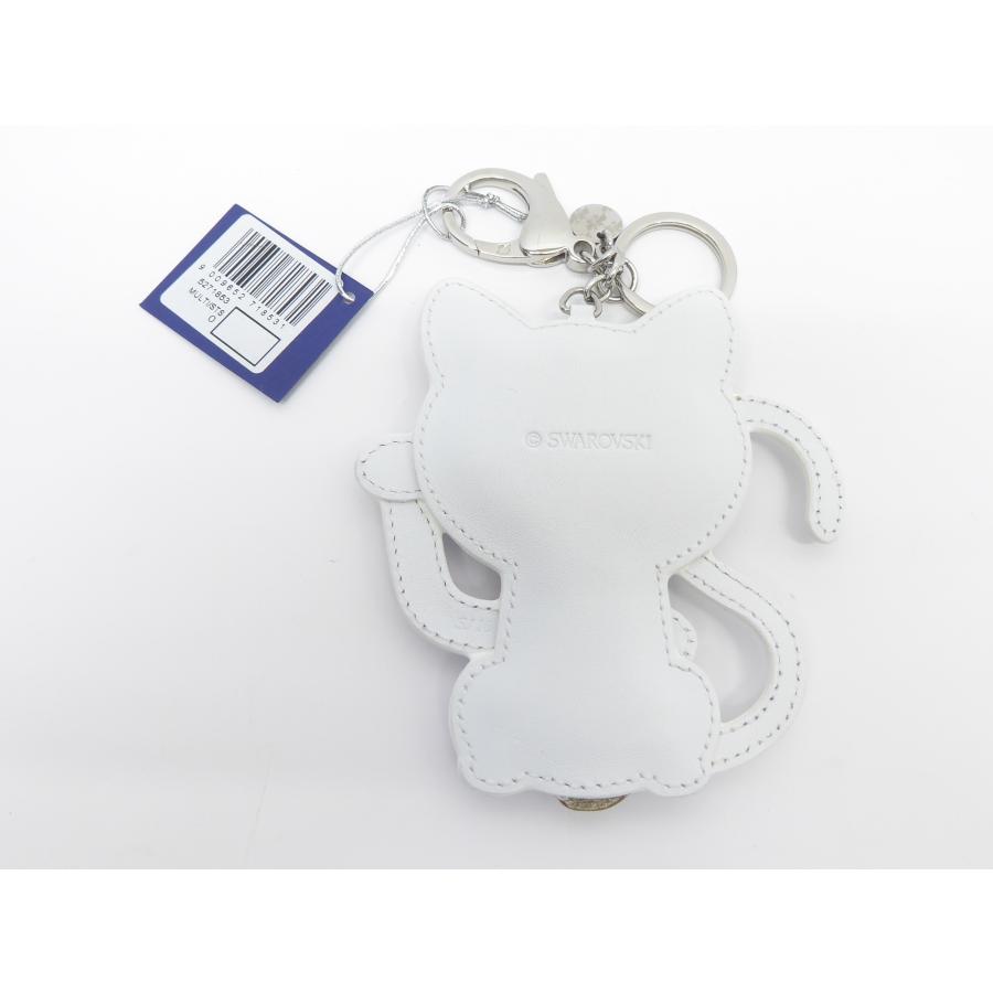SWAROVSKI スワロフスキー 招き猫チャーム キーホルダー SWAROVSKI スワロフスキー 招き猫チャーム キーホルダー