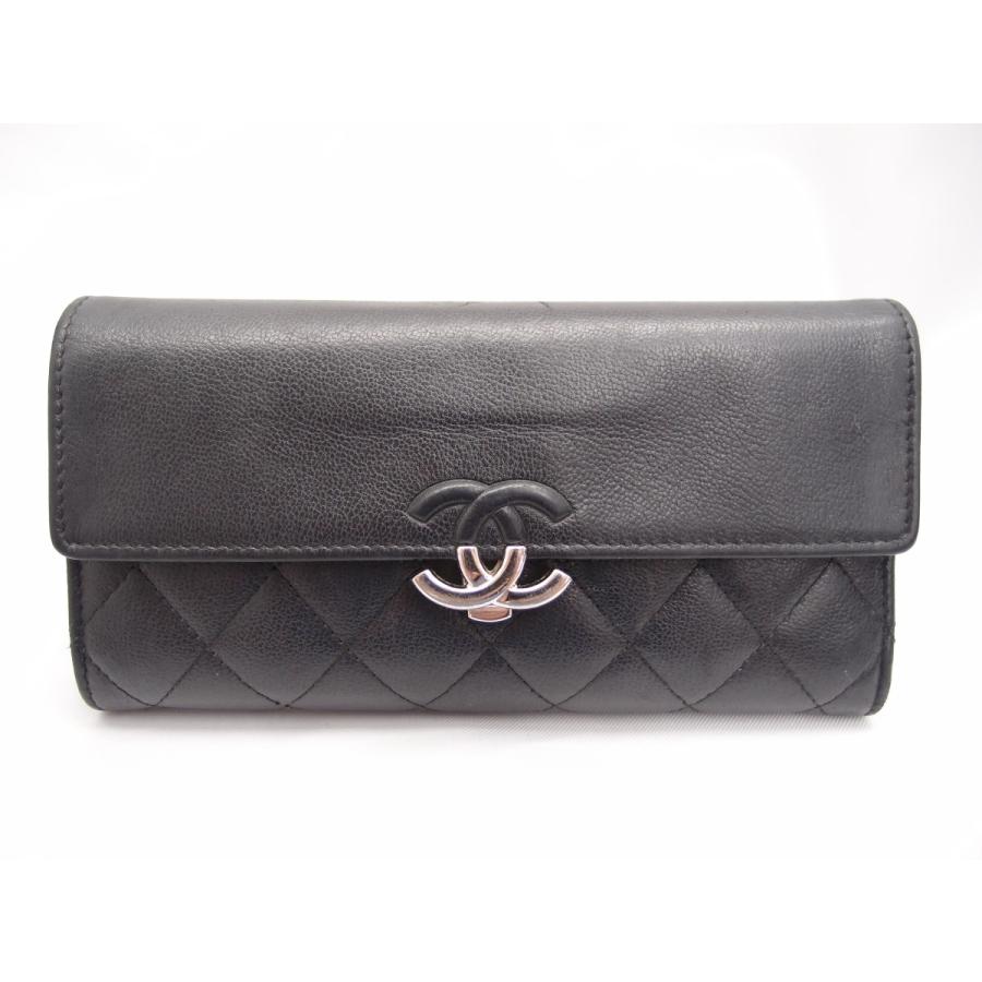 CHANEL シャネル マトラッセ フラップウォレット ハーフココ 長 CHANEL シャネル マトラッセ フラップウォレット ハーフココ 長