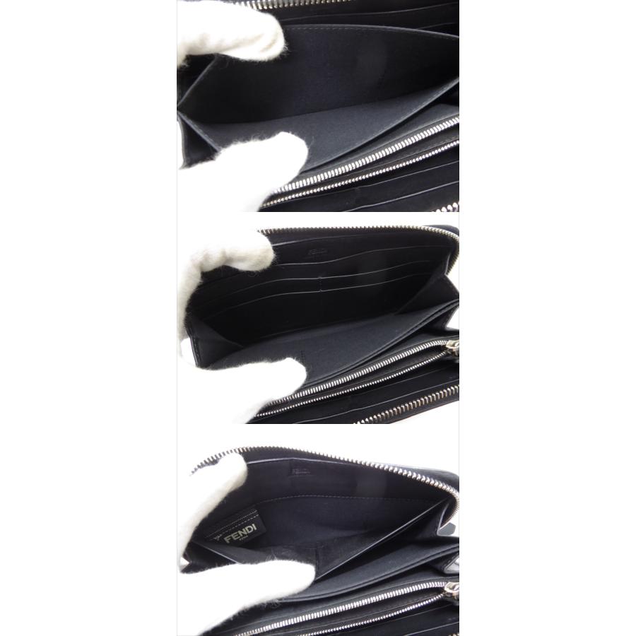 FENDI フェンディ モンスター バグズアイラウンドファスナー 長