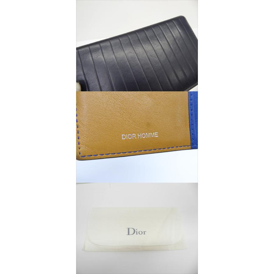 Christian Dior ディオール プリッセ ブラックレッド 長財布 △WP2000 