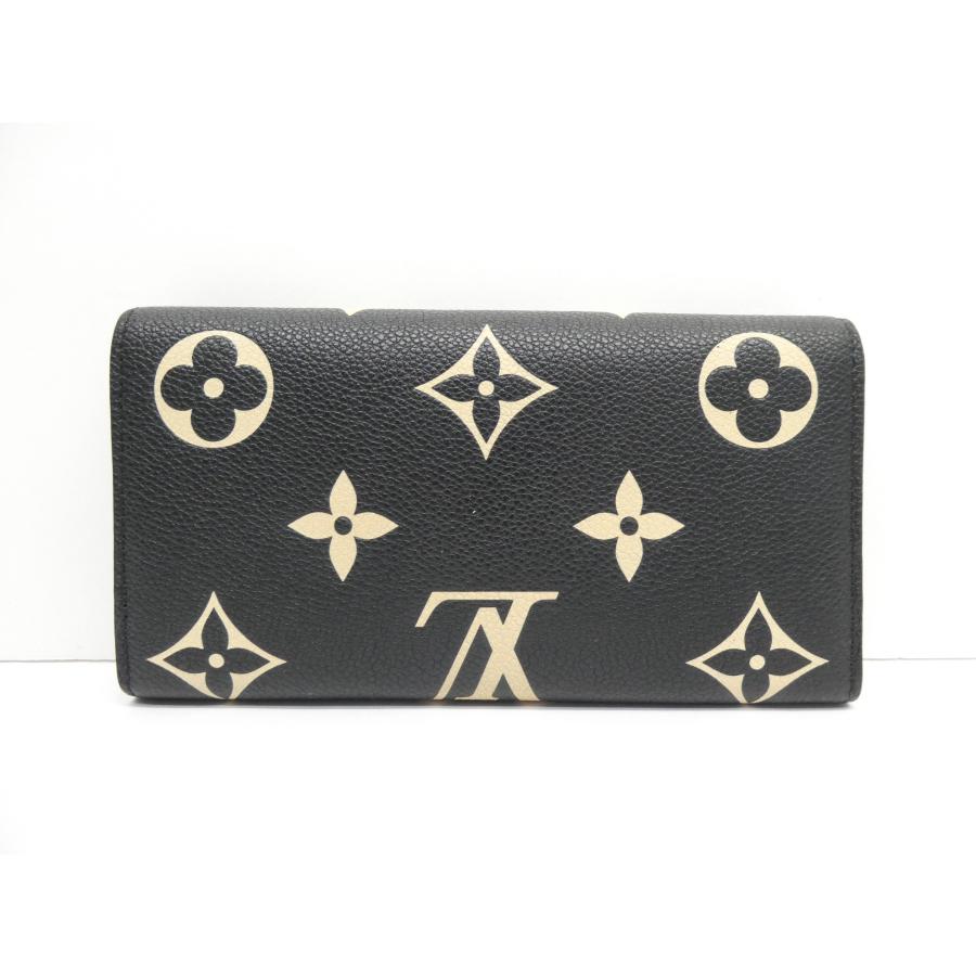 ★未使用級★　ルイヴィトン　ルイヴィトン　アンプラント　サラ　バイカラー　長財布 LOUIS VUITTON】ルイヴィトン『バイカラー モノグラム アン