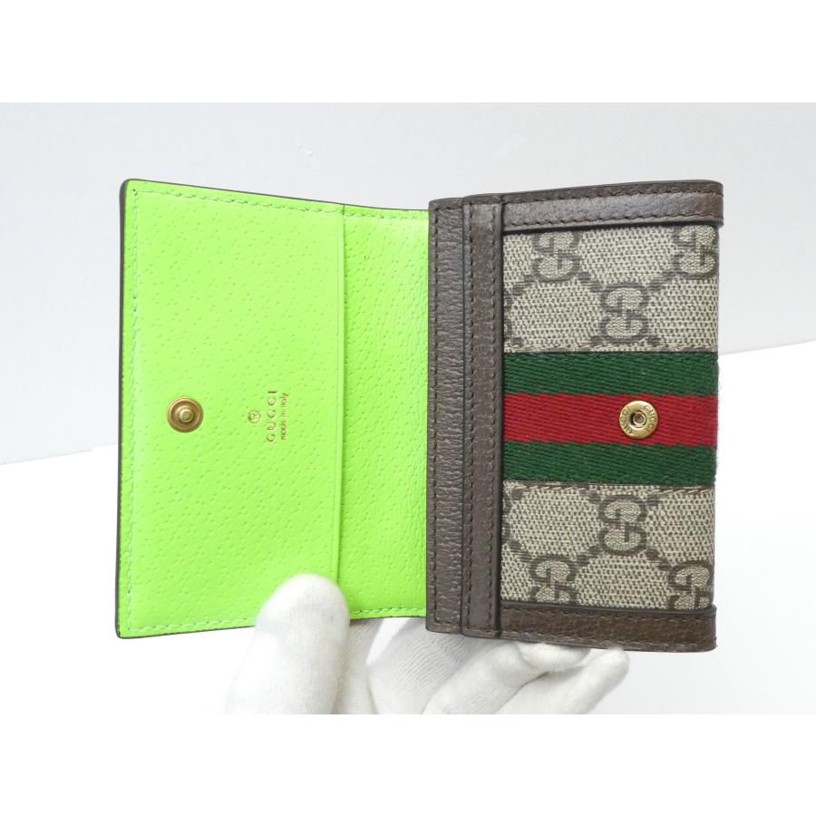 GUCCI オフィディア 財布 小銭 カード ウォレット グッチ 値下げ不可 GUCCI（グッチ） オフィディア カードケース 763286 ウォレット 箱付