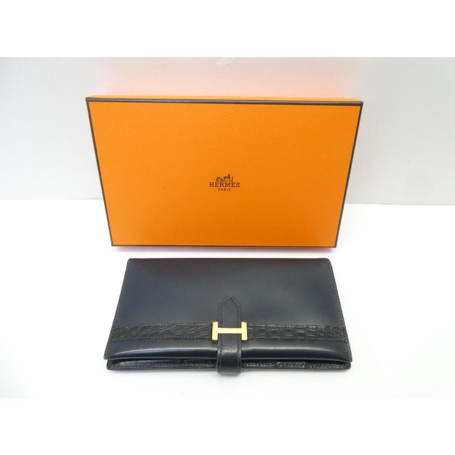 HERMES（エルメス） ベアン クラシック 箱付き 長財布 △WP3010