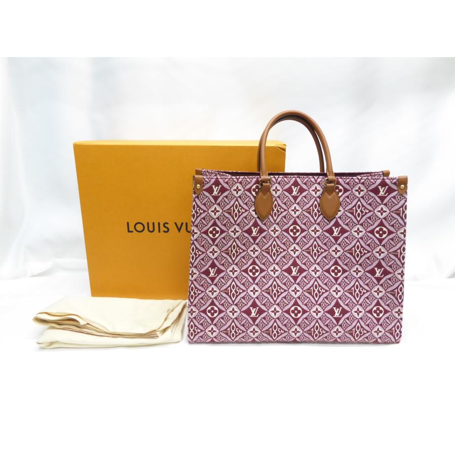 LOUIS VUITTON 美品 ルイ・ヴィトン SINCE1854 オンザゴーGM 箱/保存袋 