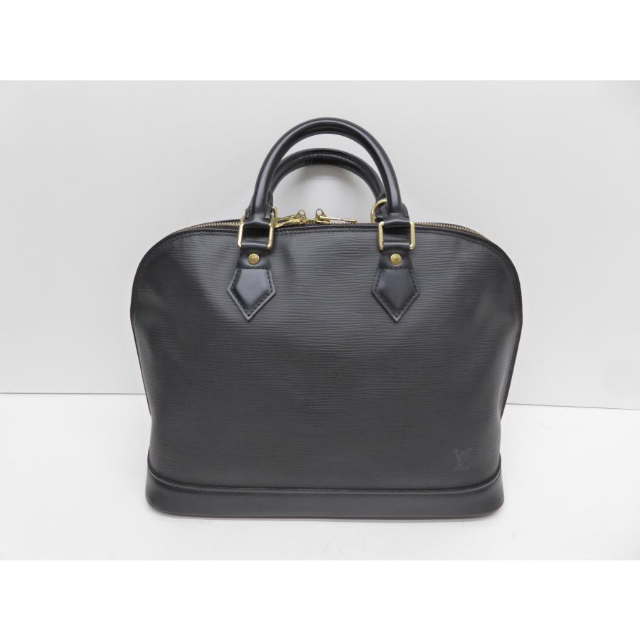 LOUIS VUITTON ルイ・ヴィトン エピ ノワール アルマ ハンドバッグ 鞄 