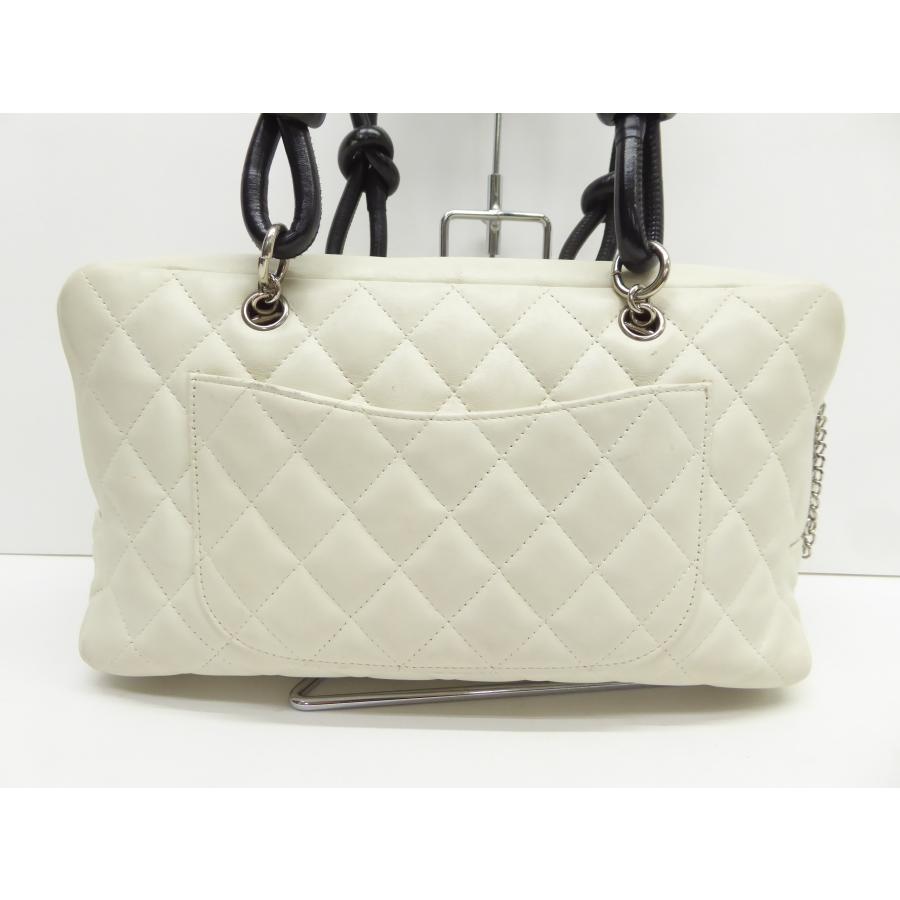 CHANEL シャネル カンボンライン ボーリングバッグ 鞄 △WP1779 CHANEL シャネル カンボンライン ボーリングバッグ 鞄 △WP1779