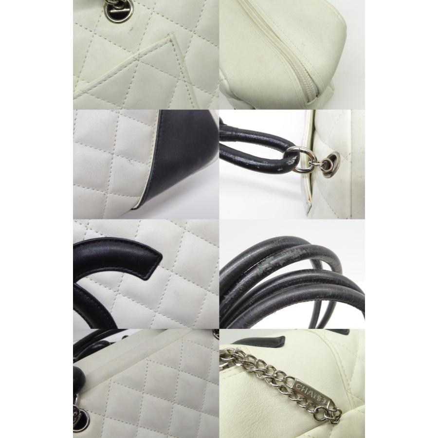 CHANEL シャネル カンボンライン ボーリングバッグ 鞄 △WP1779 CHANEL シャネル カンボンライン ボーリングバッグ 鞄 △WP1779