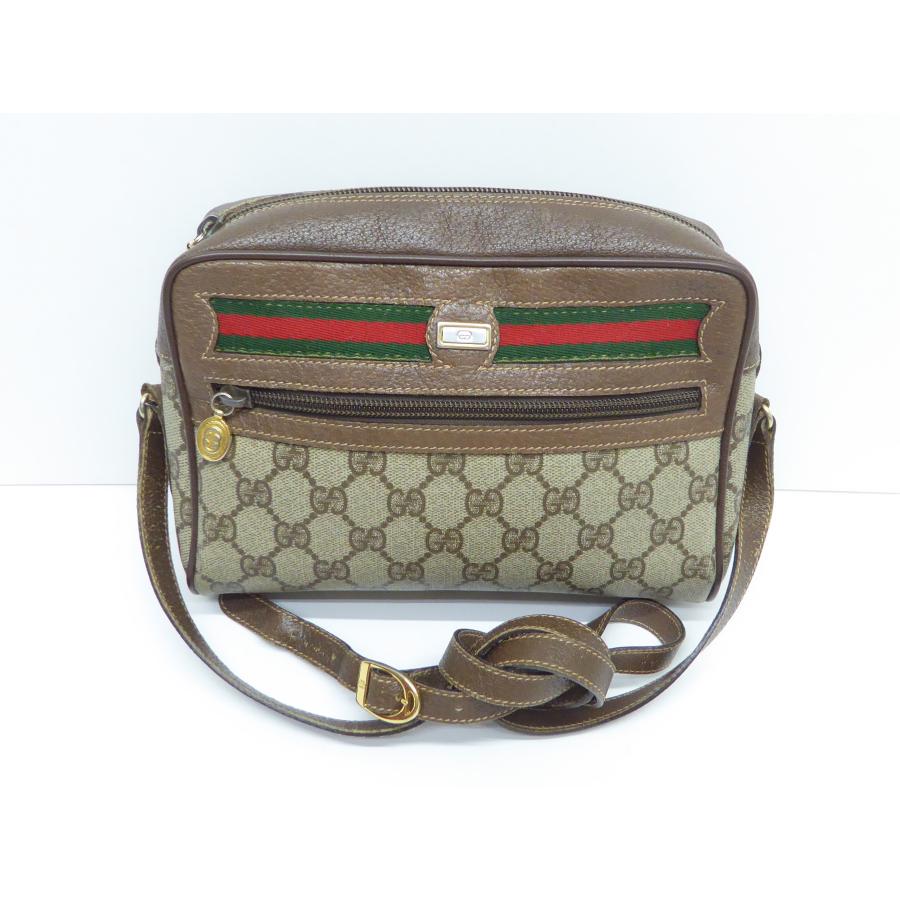 GUCCI グッチ オールドグッチ シェリーライン ショルダー 鞄 △WP1806 
