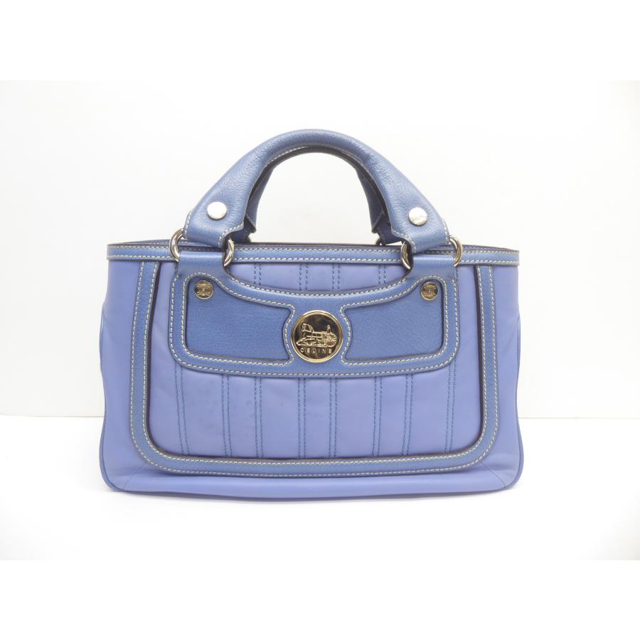 CELINE セリーヌ レザー ブギーバッグ 鞄 △WP2605 : スリフト CELINE セリーヌ レザー ブギーバッグ 鞄 △WP2605 : スリフト