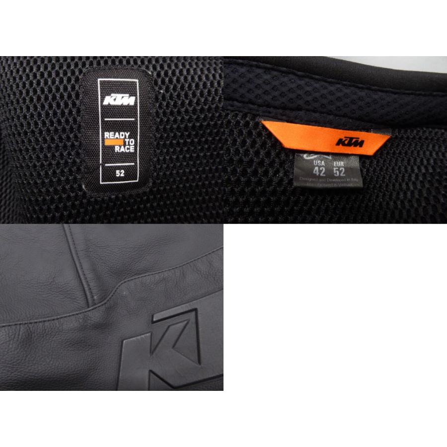 アルパインスターズ alpinestars KTM HELICAL レザーライダースJKT サイズUSA 42 約XL △WS1460｜thrift-webshop｜10