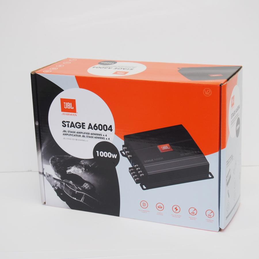 JBL（ジェイビーエル） JBL STAGE A6004 車載アンプ カー用品 ∴WS2451