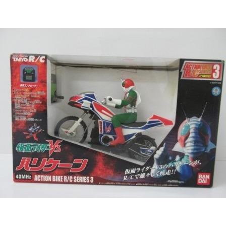 バンダイ TAITO 10 アクションバイクR Cシリーズ3 仮面ライダーV3 ハリケーン ラジコン ◆TY7864