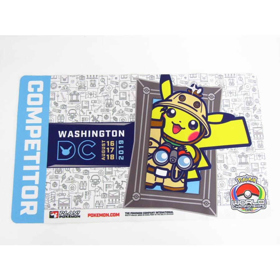 プレイマット WCS2019 ワシントン ピカチュウ wcs2019 プレイマット ワシントン ピカチュウ