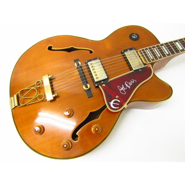 【ハードケース、ストラップ付】Epiphone Joe Passモデル フルアコ Epiphone Emperor II Joe Pass フルアコ ハードケース付き