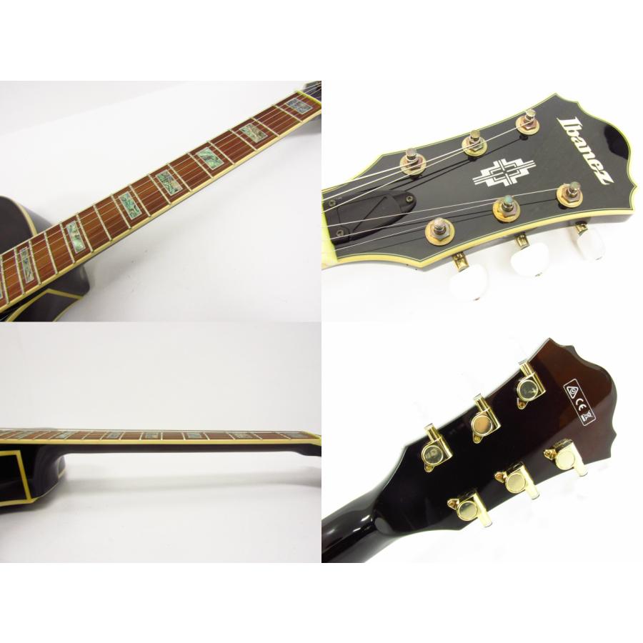 Ibanez アイバニーズ AK95-DVS-12-03 フルアコ ケース付き 動作 Ibanez アイバニーズ AK95-DVS-12-03 フルアコ ケース付き 動作