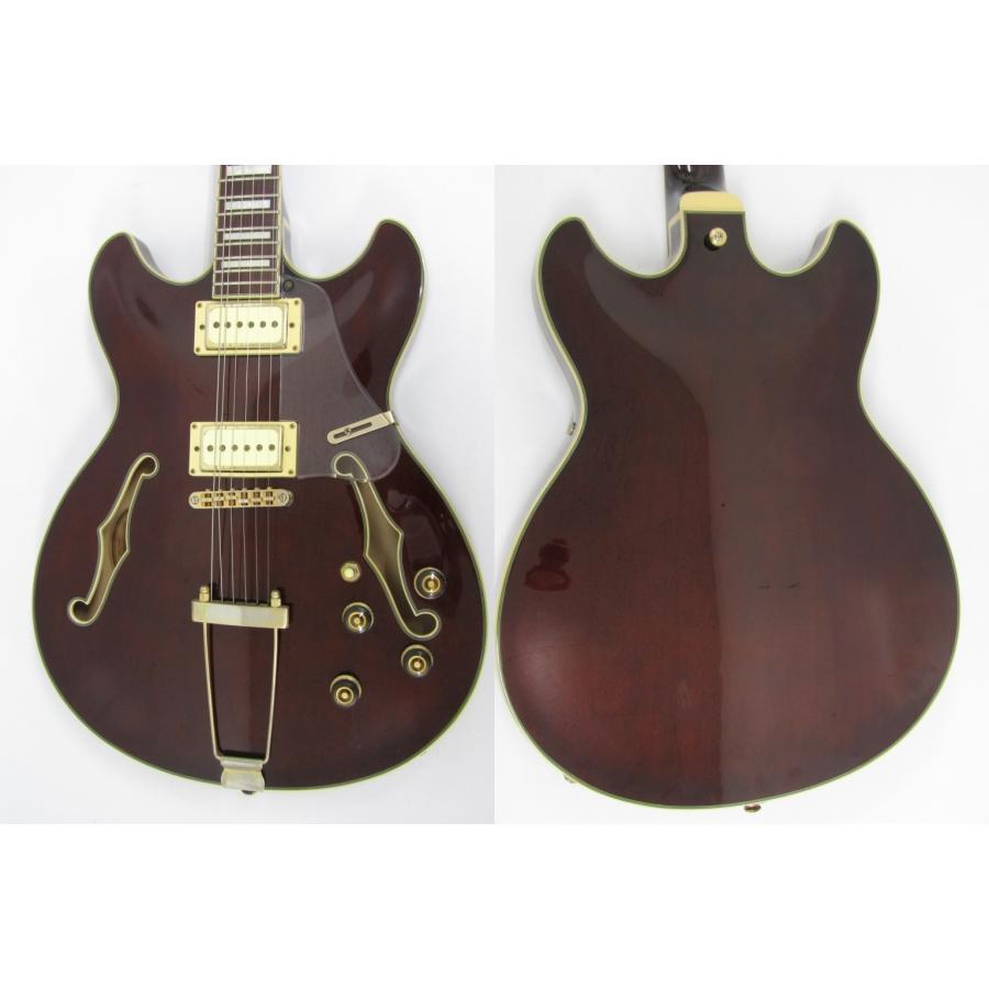 アイバニーズセミアコ　エレキギターアンプセット Ibanez アイバニーズ ASR75V セミアコ 純正ケース付き ◇G4278