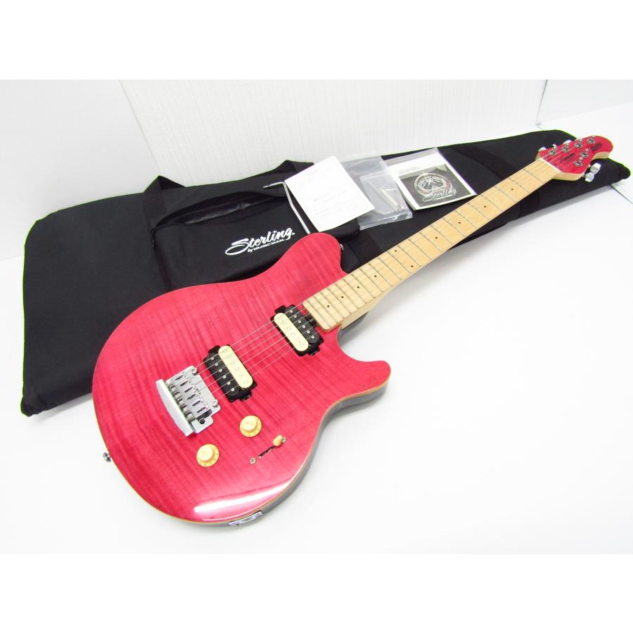 Sterling SUB AX3FM エレキギター 純正ソフトケース付き ▽G5107