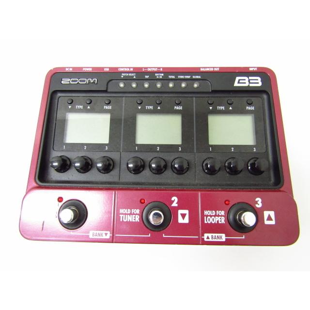 ベース ZOOM B3 ベース ZOOM B3 B3 Bass Effects & Amp Simulator Pedal | Zoom