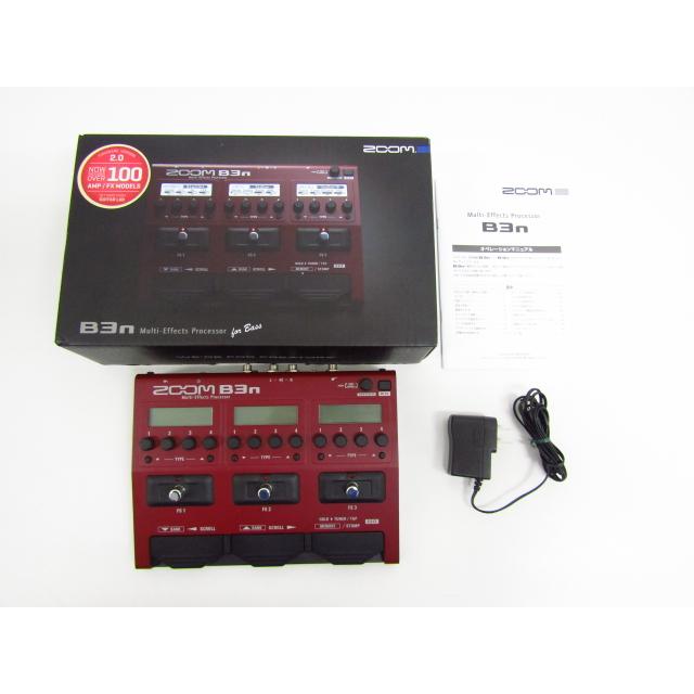 ZOOM B3n Multi-Effects Processor ベース用マルチエフェクター 中古 
