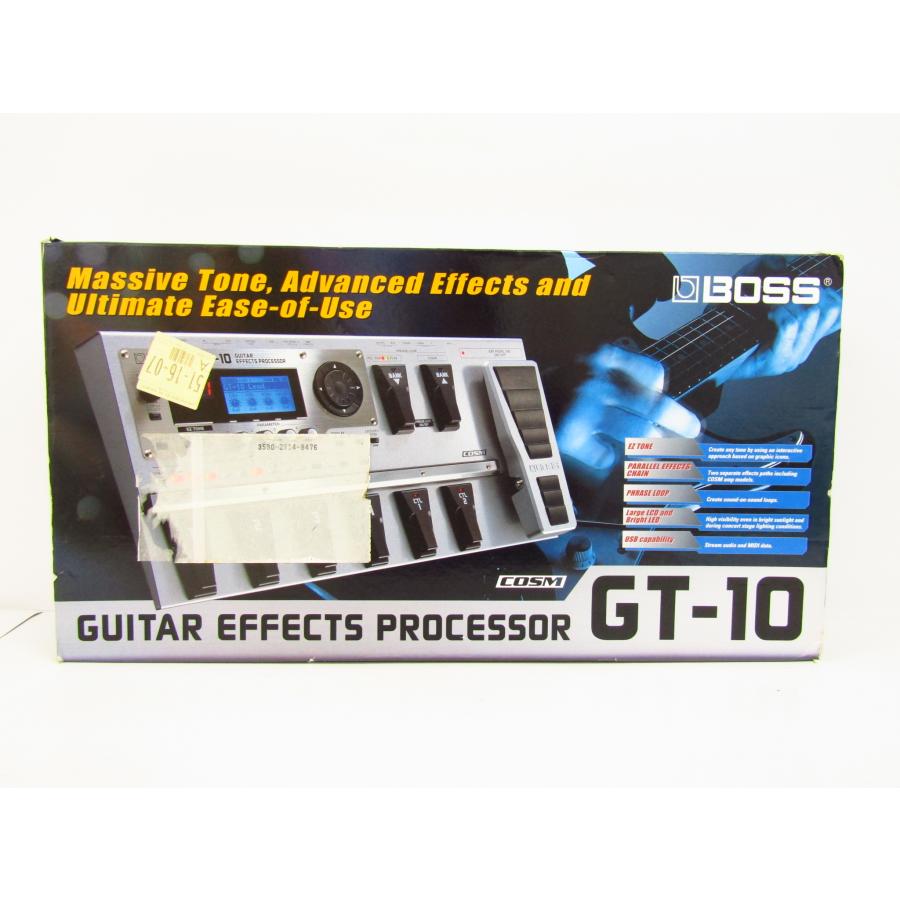BOSS（楽器、器材） BOSS ボス GT-10 マルチエフェクター 動作