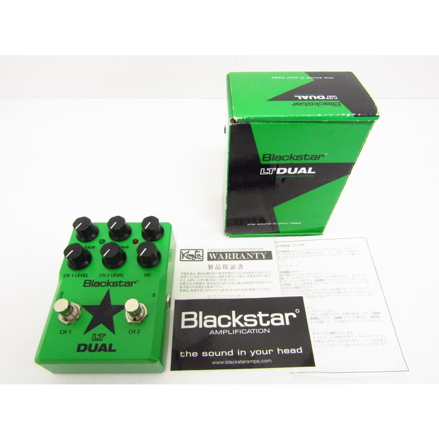 Blackstar LT DUAL ギターエフェクター シンプルだけに効果的。デュアルチャンネル・オーバードライブ