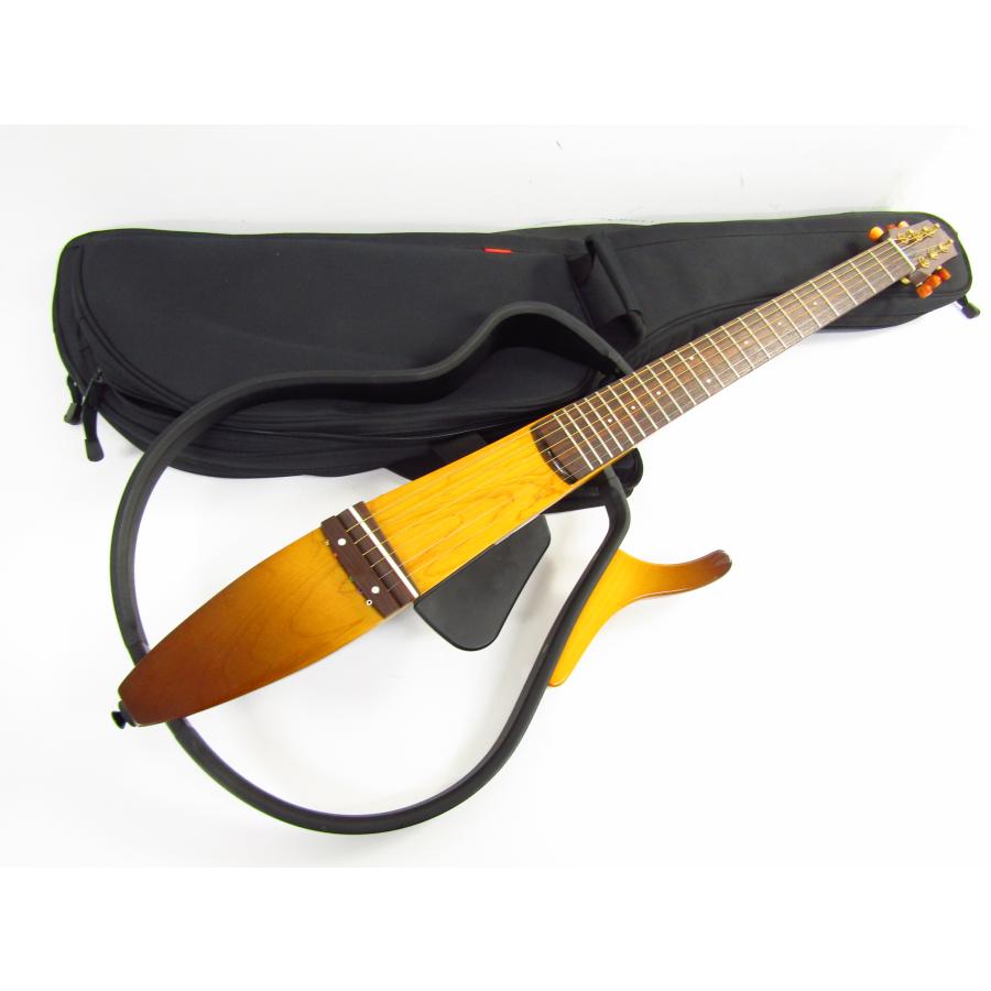 サイレントギター YAMAHA スチール弦 美品 純正ケース スタンド カポ付 Amazon | ヤマハ YAMAHA サイレントギター クリムゾンレッドバースト