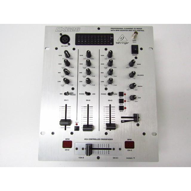 【新品 未使用】 Behringer DX626 DJミキサー ベリンガー Amazon | ベリンガー DJミキサー 3ch BPMカウンター PRO MIXER