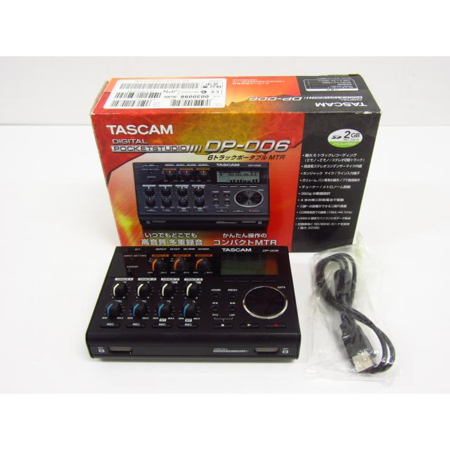 TASCAM DP-006 マルチトラックレコーダー MTR 中古 ◇ G4092 : n-100 