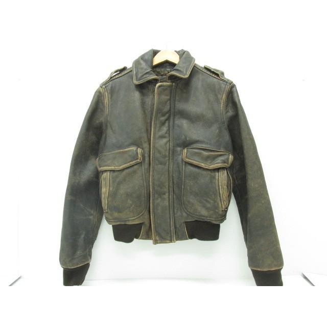 アバクロンビー&フィッチレザージャケットヴィンテージS
