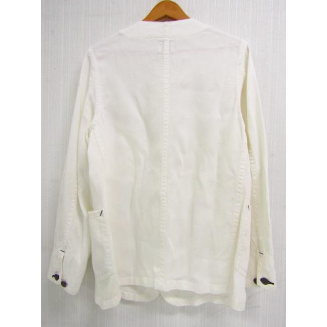 Needles ニードルス リネン ノーカラーカバーオール ジャケット SIZE:S