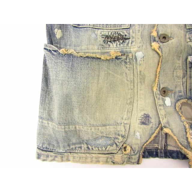 KAPITAL キャピタル ダメージ加工 パッチワーク ボロ デニム KAPITAL キャピタル ダメージ加工 パッチワーク ボロ デニム