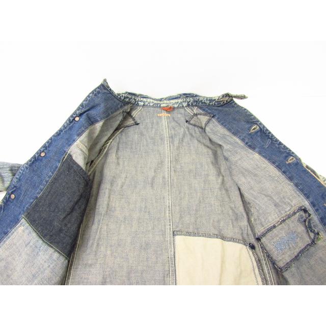 KAPITAL キャピタル ダメージ加工 パッチワーク ボロ デニム KAPITAL キャピタル ダメージ加工 パッチワーク ボロ デニム