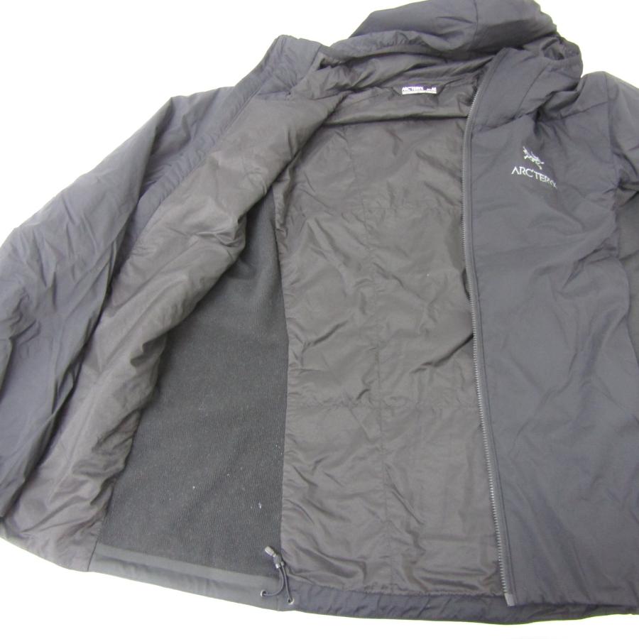 ARC'TERYX アークテリクス ATOM HOODY M アトム フーディ パーカー ナイロンジャケット ブラック CA#34438 SIZE:S ▼FG7023｜thrift-webshop｜03