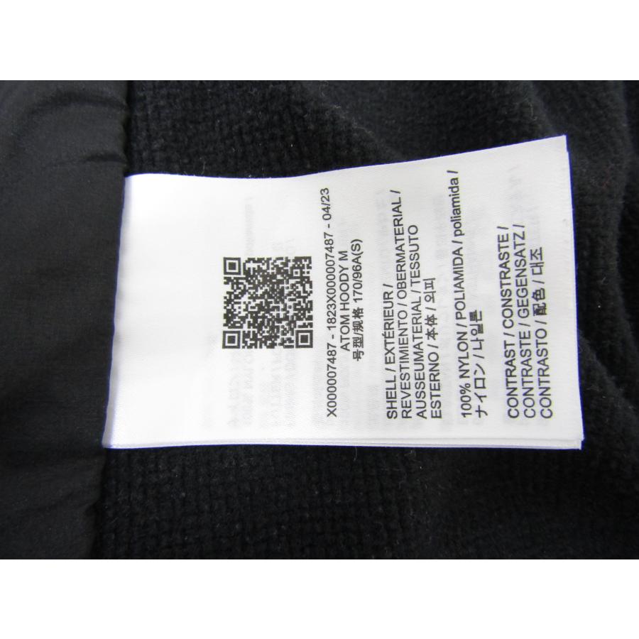 ARC'TERYX アークテリクス ATOM HOODY M アトム フーディ ARC'TERYX アークテリクス ATOM HOODY M アトム フーディ