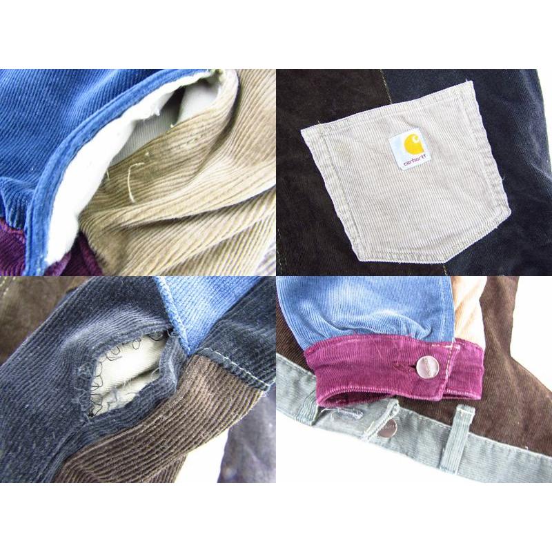 Carhartt カーハート リメイク コーデュロイ マルチカラー Carhartt カーハート リメイク コーデュロイ マルチカラー