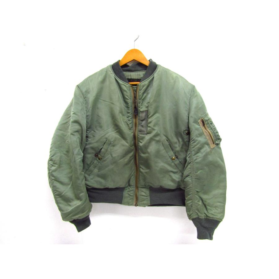 US AIR FORCE 50S MA-1 MA1フライトジャケット 黒タグ ヴィンテージ