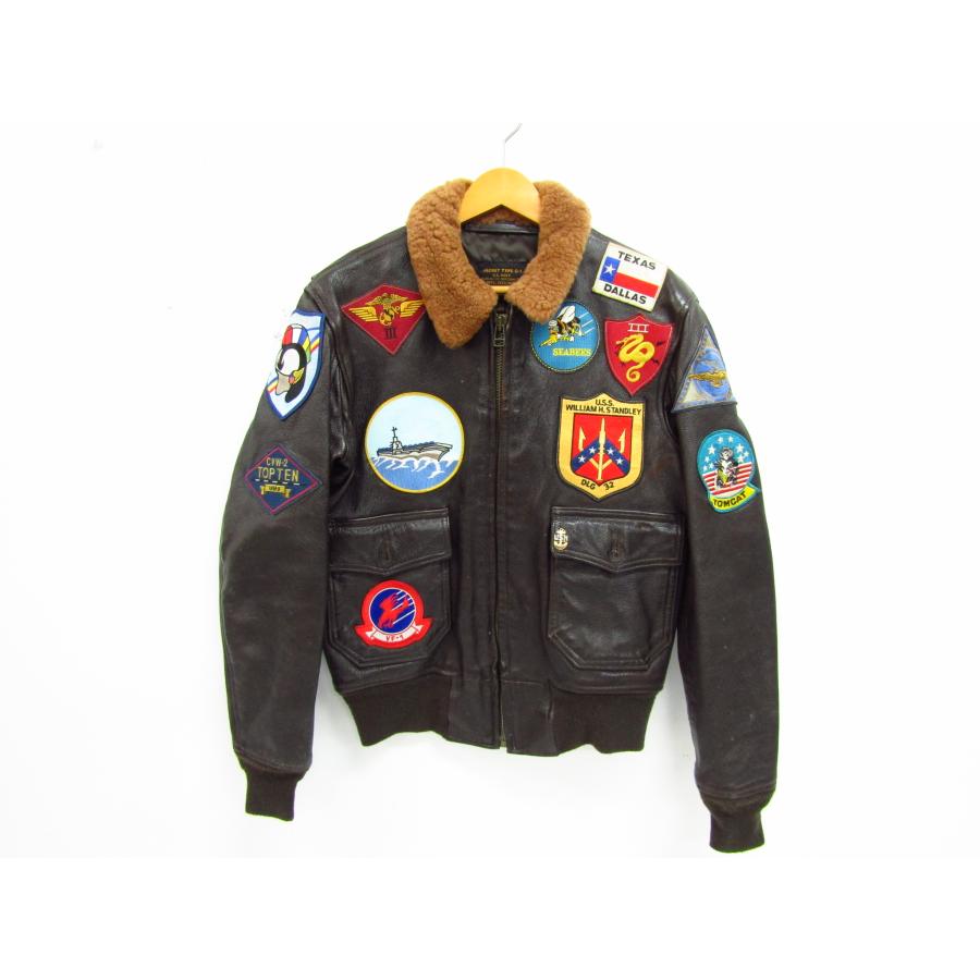COCKPIT USA TOP GUNモデル G-1 フライトジャケット レザー Z201036TW