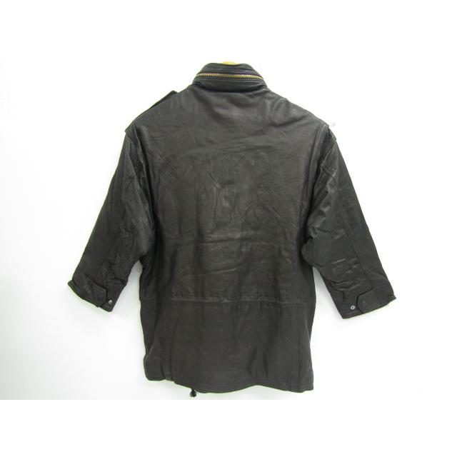 sisii Sisii シシ M65 レザーブルゾン 8分丈袖 SIZE:S♪FG5089  