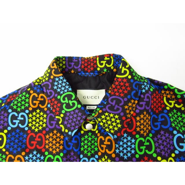 GUCCI グッチ GG サイケデリック ナイロンベスト SIZE:50 ☆FG6259｜thrift-webshop｜03