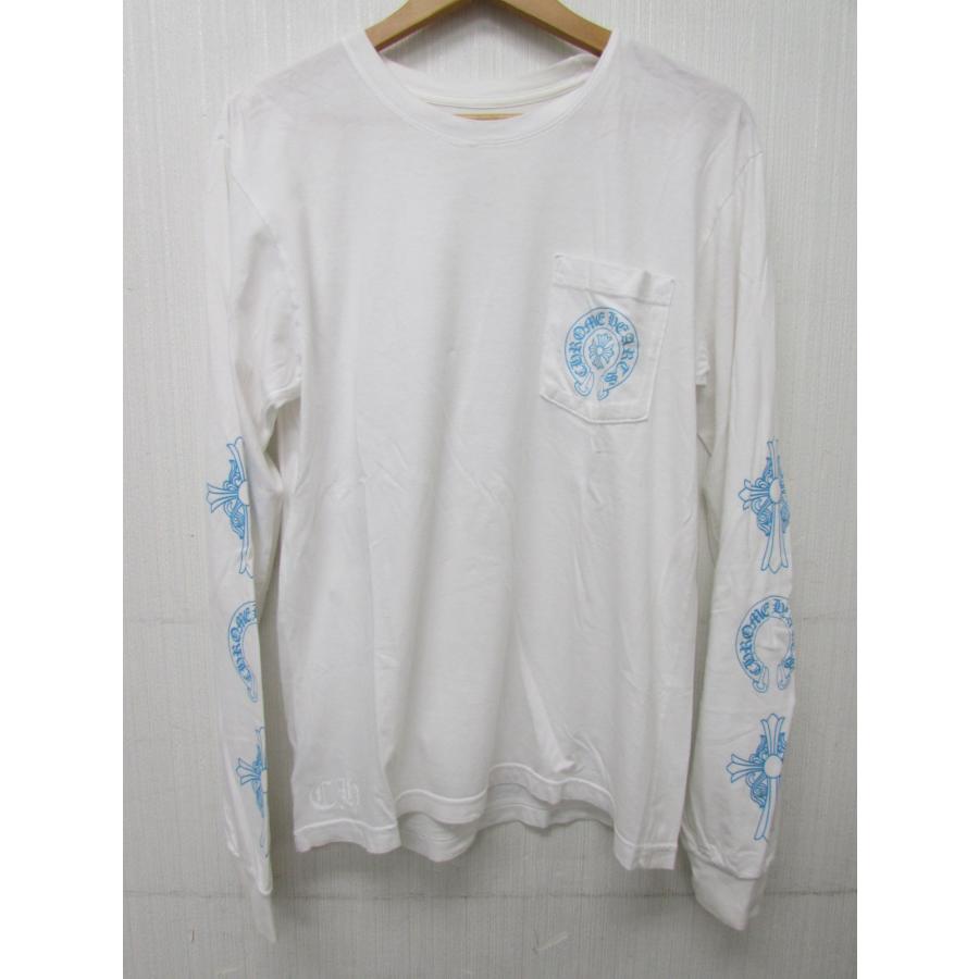 CHROME HEARTS クロムハーツ TRIPLE CROSS LOGO L/S T-SHIRT CHROME HEARTS クロムハーツ TRIPLE CROSS LOGO L/S T-SHIRT