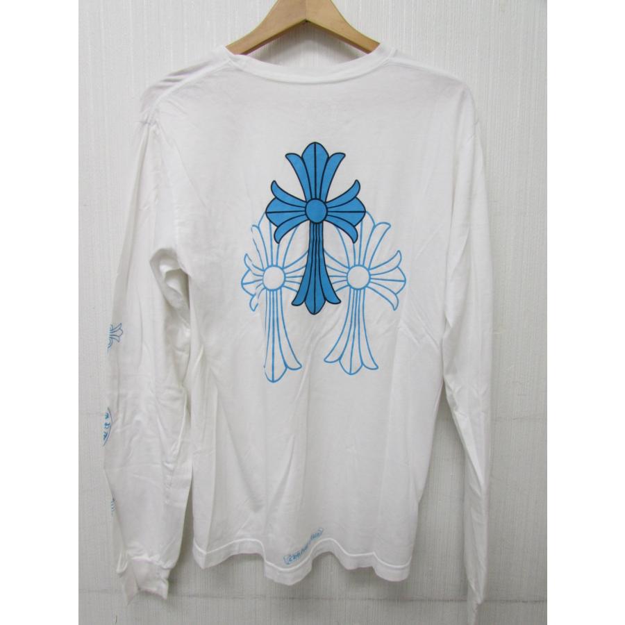 CHROME HEARTS クロムハーツ TRIPLE CROSS LOGO L/S T-SHIRT CHROME HEARTS クロムハーツ TRIPLE CROSS LOGO L/S T-SHIRT