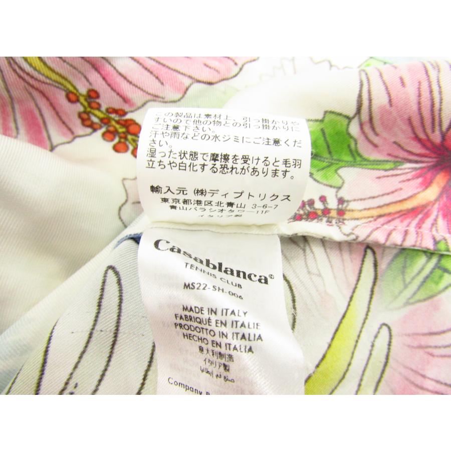 Casablanca CASABLANCA カサブランカ 総柄 シルク 長袖シャツ Casablanca CASABLANCA カサブランカ 総柄 シルク 長袖シャツ