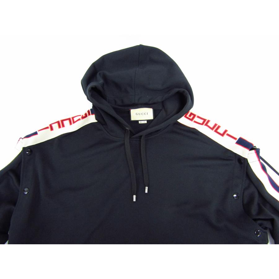 GUCCI グッチ テクニカルジャージー 2way トラックフーディー GUCCI グッチ テクニカルジャージー 2way トラックフーディー