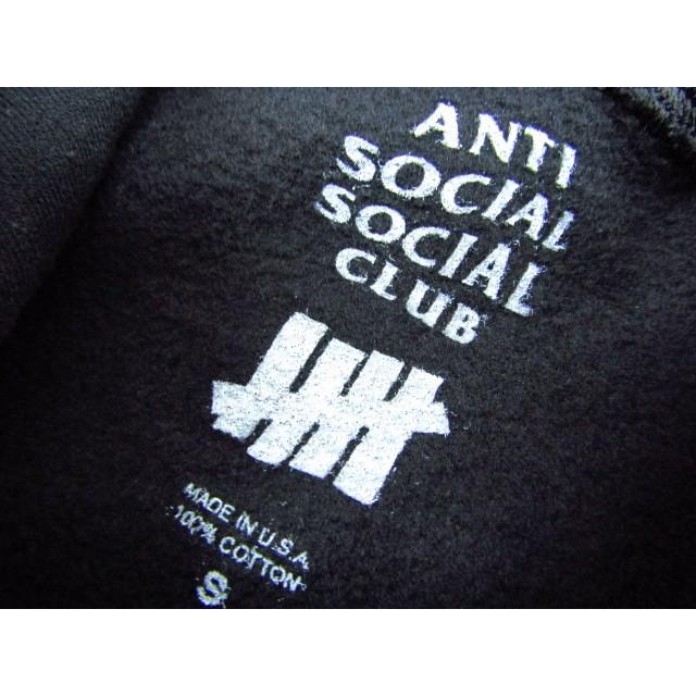 ANTI SOCIAL SOCIAL CLUB × UNDEFEATED アンチソーシャルソーシャルクラブ アンディフィーテッド PARANOID HOODIE パーカー SIZE:S｜thrift-webshop｜03