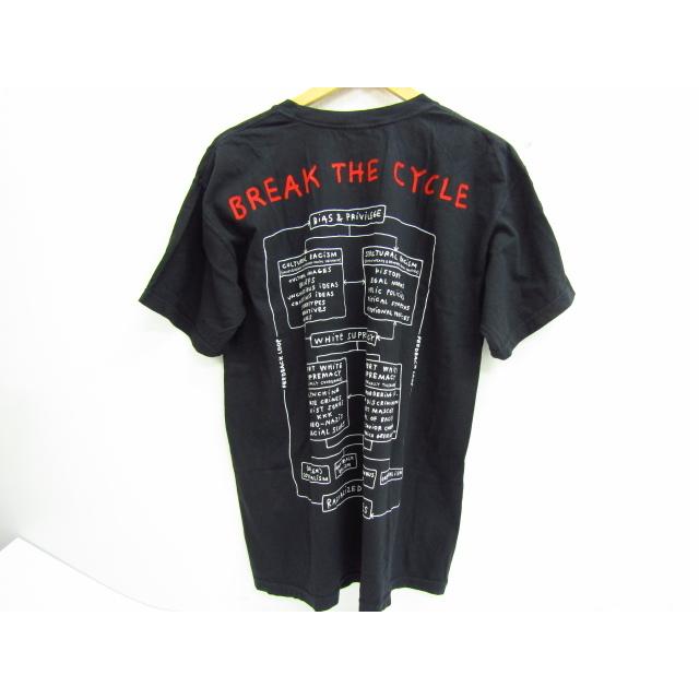 Tom Sachs × Infinite Archives BREAK THE CYCLE TEE 半袖Tシャツ ブラック 黒  SIZE:L♪FG5107